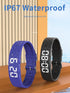 Non-Bluetooth Led Fitness Tracker Watch No App No Phone Required Fitness Watch Pedometer Watch with Steps Calories Sleep Tracker Alarm Clock for M...