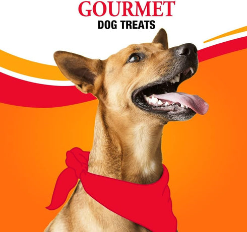 Good ’n’ Fun Triple Flavor Small Rolls with Peanut Butter, Chews with Rawhide for Dogs Made with Chicken, Peanut Butter and Pork Flavor, 12 Count ...