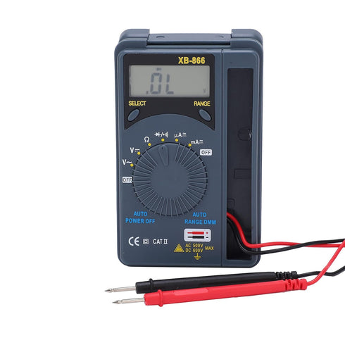 Multimeter, Volt Meter Pocket Digital Display Screen Large Range for Measuring Voltage Resistance Current for Automotive...