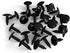Medium Multi-Gauge Strapping Rivets Fasteners 3/4" Length for Patio Lounge Chair Repair 30 Pack (Black)...