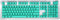 PBT Keycaps, 108 Keys P9 Mechanical Keyboard Key Backlit Key Character Translucent Key DIY Keycaps,for 61/64/87/104/108 Key Mechanical Keyboards(C...