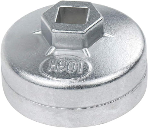 Oil Filter Cap Wrench 65mm Inner Dia Aluminum Alloy 14 Flute...