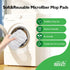 HOMEXCEL Reusable Microfiber Mop Pads Compatible with Swiffer Sweeper-Washable Wet Pad Refills for Wet & Dry Use, Floor Cleaning Mop Head Pads Ref...