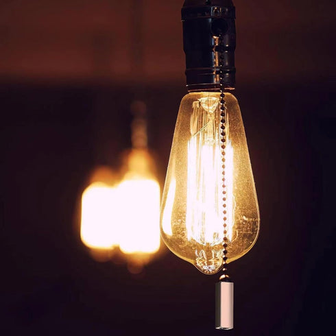 2pcs Silver Ceiling Fan Pull Chain Strong Bearing & Rustproof Beaded Extension Chains for Ceiling Fan Light Light Bulb Chain Extender Ceiling Fan ...