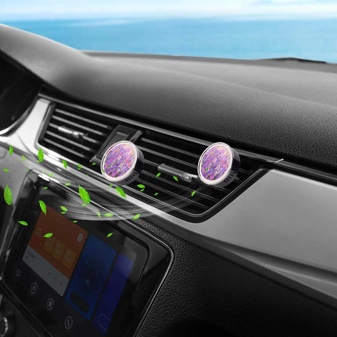 4 Pcs Sublimation Blank Car Air Vent Clips Heat Transfer Car Outlet Perfume Clip Auto Diffuser Vent Clip Car Scent Diffuser Clip Car Exhaust Outle...