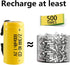 AA Ni-Cd 1.2V 2/3AA 600mAh Rechargeable Battery - 12pcs yellow...