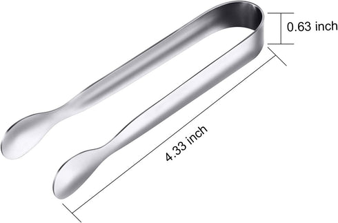 Gejoy 12 Pieces Mini Tongs Stainless Steel Small Sugar Serving Tongs for Charcuterie Board Appetizers Dessert Serving Food Tiny Party Danish Candy...