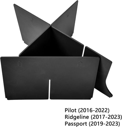 EDBETOS Center Console Organizer Insert Compatible with Honda Pilot 2016-2019 2020 2021 2022/ Ridgeline 2017-2023/ Passport 2019-2023 - Console Ac...