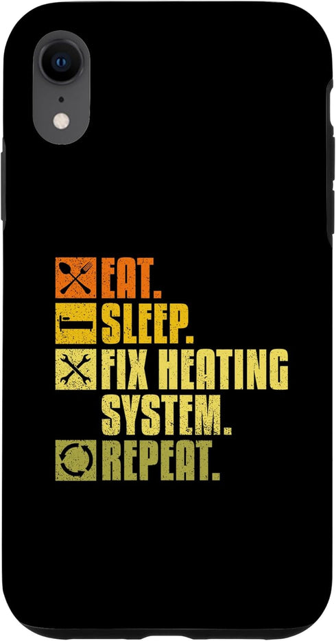 iPhone XR HVAC Maintenance Design For A HVAC Ventilation Tech Case...