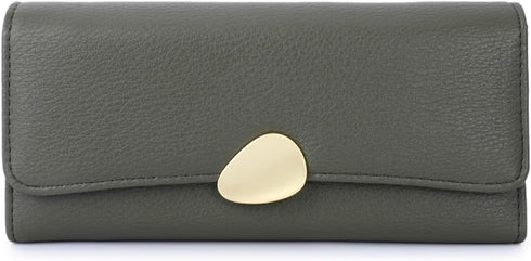 Wallet Women, Clutch Wallet with Zip Pocket Large Capacity PU Leather Trifold Wallet Ideal Accessory for Gifts, Everyday Life and Business Occasio...