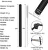 12 Pcs Eco Friendly Silicone Straws with 2 cleaning Brushes,Reusable Silicone Drinking Straws,for 30oz and 20oz Tumblers,Yeti, Ozark, (Pure Multic...