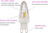 Lxcom Lighting G9 LED Light Bulbs 2W (15W Halogen Equivalent) Dimmable Crystal COB Bulb Warm White 2700K 200LM G9 Base AC110V for Home Lighting, 6...