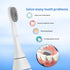 Toothbrush Replacement Heads for KOOVON Electric Toothbrush, Portable Replacement Heads Set Compatible with Sonicare Electric Toothbrush 3 Pack...
