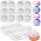 2 Pcs Diamond Ball Cake Silicone Molds, 3D Geometric Half Ball Mousse Cake Baking Molds, Silicone Pastry Chocolate Molds for Cake Decoration Frenc...