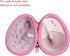Hermitshell Hard Travel Case for Logitech Lift Vertical Ergonomic Mouse (Pink, Case for Right-Handed Mouse)...