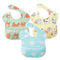 Little Dimsum 3 pack Baby Bibs Waterproof Bib Easy to Clean Feeding Bibs Weaning Bibs Adjustable Closed for Babies Toddlers with Large Pocket 6-36...
