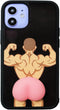 Funny Ugly Phone Case for iPhone 12 Mini Ridiculous Weird Ugliest Phone Case Crazy Peach Phone Case...