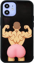 Funny Ugly Phone Case for iPhone 12 Mini Ridiculous Weird Ugliest Phone Case Crazy Peach Phone Case...