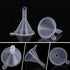 JOHOUSE 50PCS Small Funnels for Filling Small Bottles, Mini Clear Plastic Funnel for Sand Art, Lab Bottles, Perfumes, Essential Oils, Ink, Spices,...