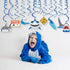 30Ct Shark Hanging Swirl Decorations, Under The Sea Party Supplies, Ocean Birthday Theme, Jaw Kids Decor for First Bday 1st Boys Girls Baby Shower...