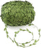 Olive Green Leaves Leaf Trim Ribbon 40 Yards for DIY Craft Party Wedding Home Decoration (Green)...