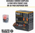 Klein Tools 605036 Corded Earplugs, 25dB NRR, Reusable Orange Earplugs, 6-Pack with Case for Construction, Industrial Use, Shooting and Hunting...