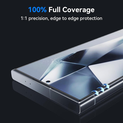 MOCOLL for Samsung Galaxy S24 Ultra Privacy Screen Protector Tempered Glass with Camera Lens Protector, Full Coverage Privacy Screen Protector S24...