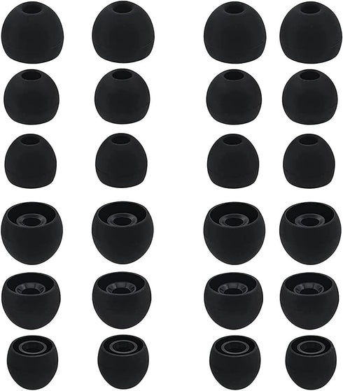 12 Pairs Silicone Replacement Eartips Earbud Ear Buds Tips Compatible with Sony WF-C700n,WF-1000XM4, WF/MDR/XBA Series and Other 3.8mm to 4.5mm No...