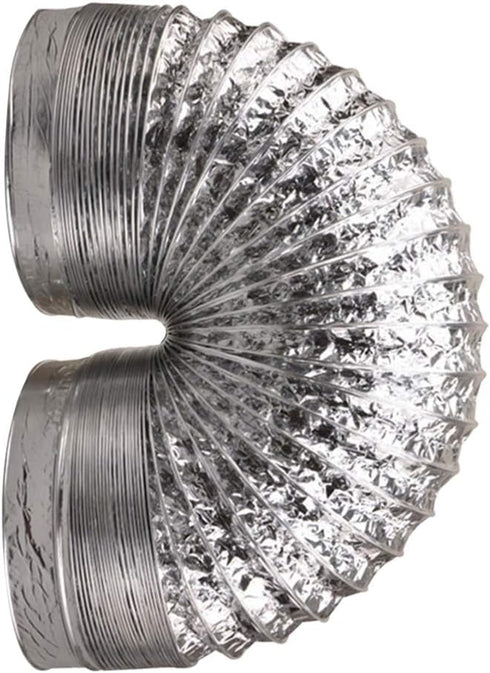 DOITOOL 3 Inch 6.7 Feet Dryer Vent Hose Aluminum Flexible Ducting, Duct Hose for Heating, Ventilation and Air Conditioning...