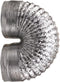 DOITOOL 3 Inch 6.7 Feet Dryer Vent Hose Aluminum Flexible Ducting, Duct Hose for Heating, Ventilation and Air Conditioning...