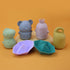 6 Packs Silicone Baby Bath Toys, Mold Free Baby Bath Toys for Kids 6-12 month Animal Squirt Bathtub toys for toddlers1-3 Easily Twist open and cle...
