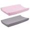 Belsden 2 Pack Microfiber Soft Changing Pad Cover Set, with 2 Considerate Safety Belt Holes, Durable Diaper Change Table Sheet Set for Baby Boys G...