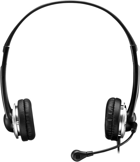 Adesso Xtream P2 USB Wired Multimedia Headset with Noise-Canceling Microphone, Binaural Over The Head, Black...
