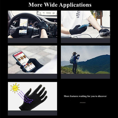 Gaming Gloves for Touchscreen, High-Sensitive Anti-Sweat Breathable Seamless Game Gloves for PUBG Mobile/Knives Out/Rules of Survival...