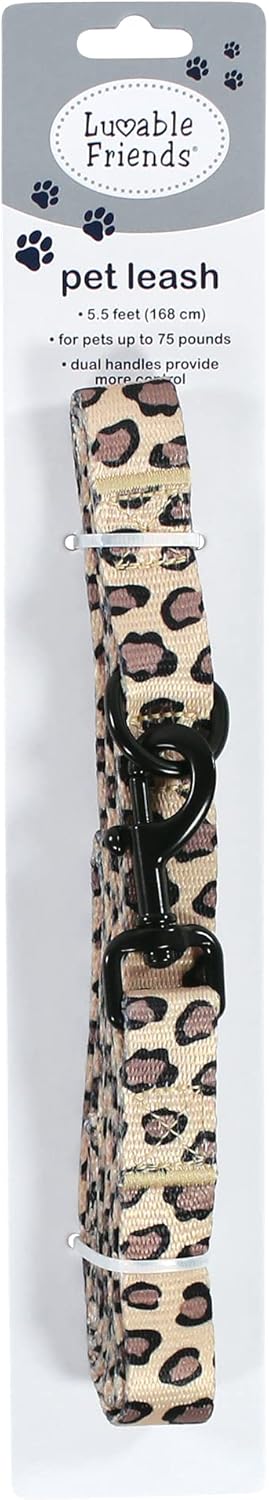 Luvable Friends Unisex Pet Leash, Leopard, One Size...