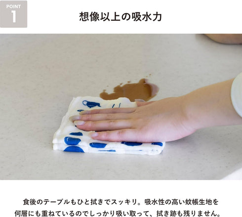 TRANPARAN Eco-frirendly Dish Cloths/Table Cloths/Dish Towel/Kitchen Towel/Tea Ceremony/12×12" Consist of 7 Layers Set of Three Made in Japan (Kusa...