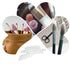 100 Pieces Makeup Brush Protectors Expandable Makeup Brush Nets Reusable Makeup Brush Meshes for Women and Girls Storing Cosmetic Brushes...