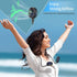 Portable Neck Fan 2600mAh, Necklace Fan Battery Operated, Wearable Fan Rechargeable Ultra Quiet, Hands-Free Fan 360° Adjustable, Strong Airflow fo...