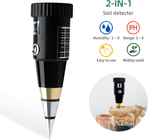VT-05 Soil Meter Tester Hygrometer Portable Sensor Instrument for Plant Care, Great for Garden, Lawn, Farm, Indoor & Outdoor Use...