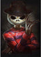 Bysincy 5D Full Drill Diamond Painting Kit, Jack Halloween Skull 12x16 Inch, DIY Diamond Painting by Number Kits Cross Stitch Rhinestone Embroider...