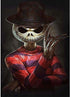 Bysincy 5D Full Drill Diamond Painting Kit, Jack Halloween Skull 12x16 Inch, DIY Diamond Painting by Number Kits Cross Stitch Rhinestone Embroider...