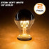 Half Chrome Light Bulb, 6W (60 Watt Equivalent) Dimmable Silver Tipped Light Bulb, A19 A Shape Decorative LED Bulb, 2700K Warm White LED Edison Bu...