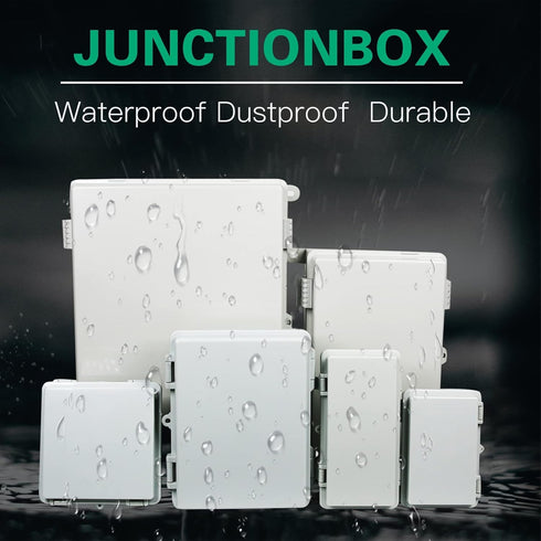 Sunnyglade ABS Plastic Dustproof Waterproof IP65 Junction Box Universal Durable Electrical Project Enclosure with Lock (3.9"x7.9"x2.8")...