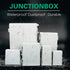 Sunnyglade ABS Plastic Dustproof Waterproof IP65 Junction Box Universal Durable Electrical Project Enclosure with Lock (3.9"x7.9"x2.8")...