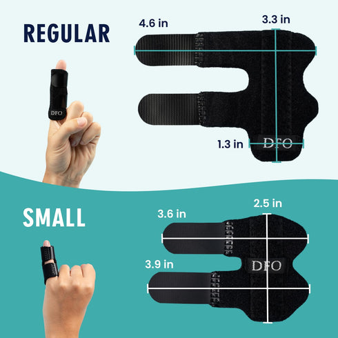 Dr. Frederick's Original Trigger Finger Splint - 2 ct - Mallet Splint & Brace for Arthritis, Injury, & Sprain - Fits Index, Middle, & Ring Fingers...
