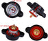 High Pressure Radiator Cap with Temperature Gauge, providing accurate temperature monitoring in real time, Fit for Honda, Kawasaki, Suzuki, Yamaha...