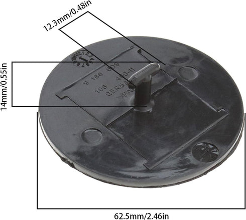 4X Floor Mat Carpet Hook Loop Holder Mounting Pad Car Mat Clips/Fixings/Fasteners Floor Twist Lock T Shape 07149166609...