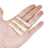 3 PCS Metal Cosmetic Spoon, Zinc Alloy Mini Skincare Spatula, Mask Spatula Facial Cream Facial Cosmetic Spoon Beauty Scoop (Silver Gold Rose Gold)...