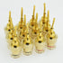 2-Pack Gold Plated 24K 4mm Female to 2mm Pin Banana Adapter for Spring Loaded Speaker Terminals...
