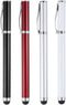MECCANIXITY 4pcs Ballpoint Pen with Stylus Tip 2 in 1 Ink Pen & Fine Point Rubber Stylus Pens for All Capacitive Touch Screens Universal......